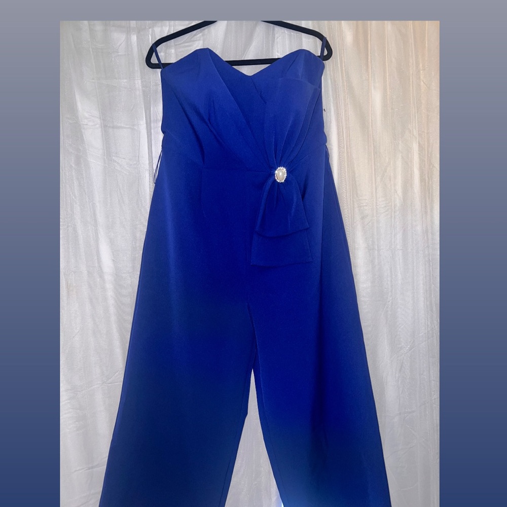 Elegant Blue Jumpsuit